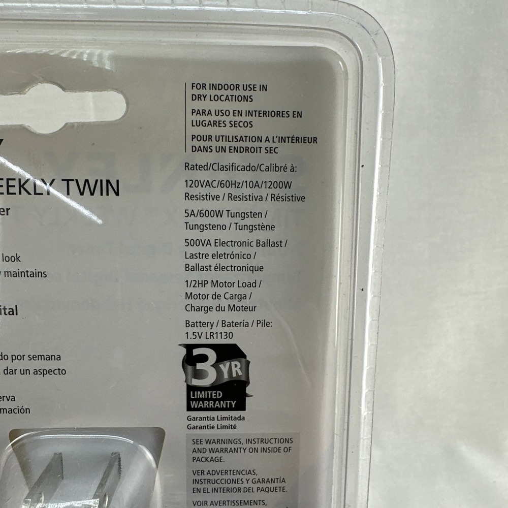 Stanley Timermax Programable Digital Indoor Weekly Timer NEW - Picture 7 of 8